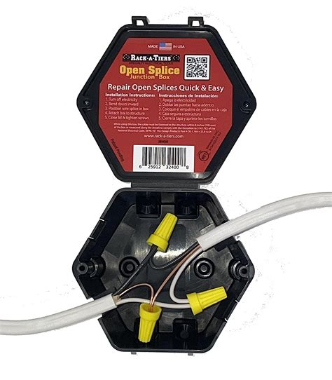 electric box lowes|open splice junction box Lowe's.